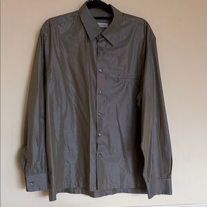 Trussardi Collection Khaki Shirt Neck  17.5 /44